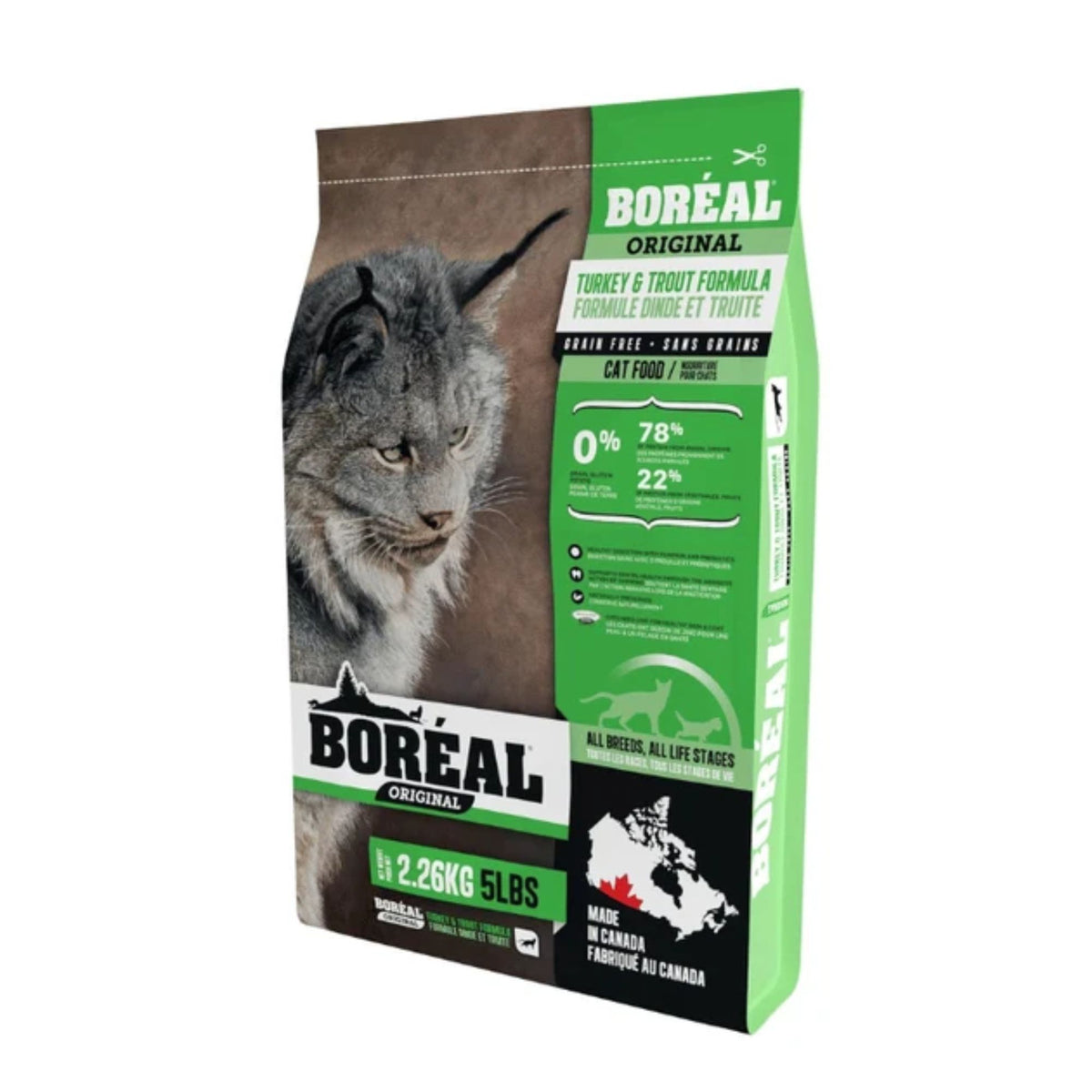 Boreal Original Turkey & Trout Dry Cat Food | 2.26kg