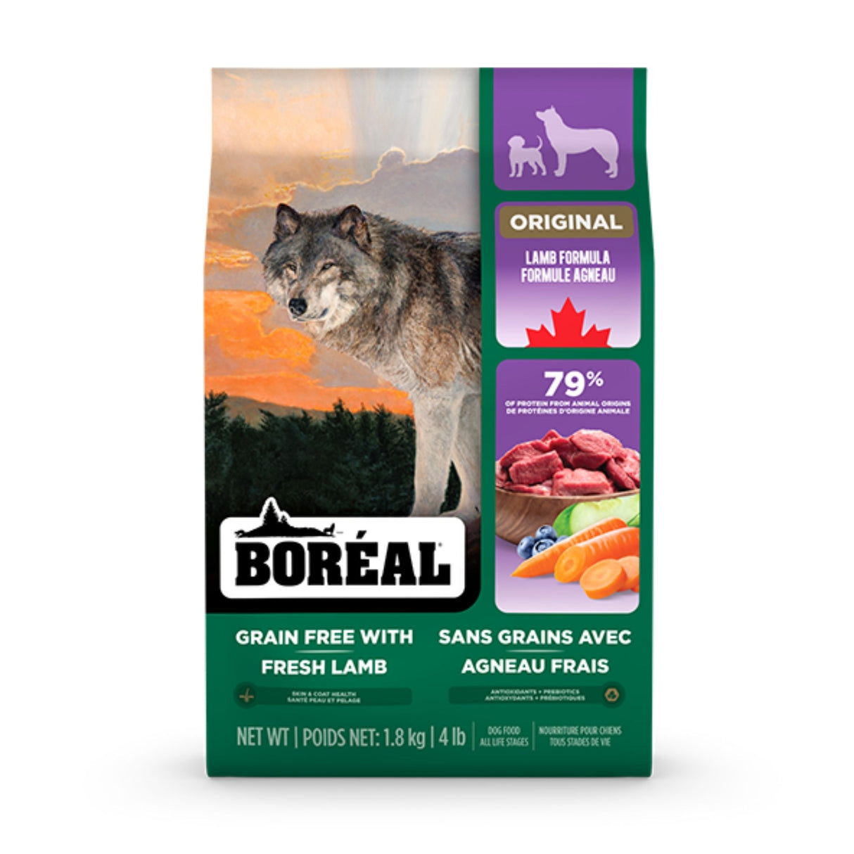 Boreal Pet Foods Original Grain Free Lamb Dry Dog Food | 4kg