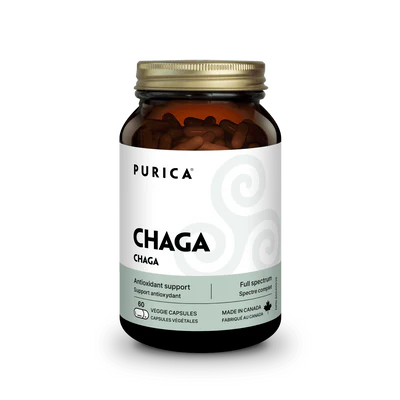 Purica Chaga Antioxidant Support - 120 Vegan Capsules