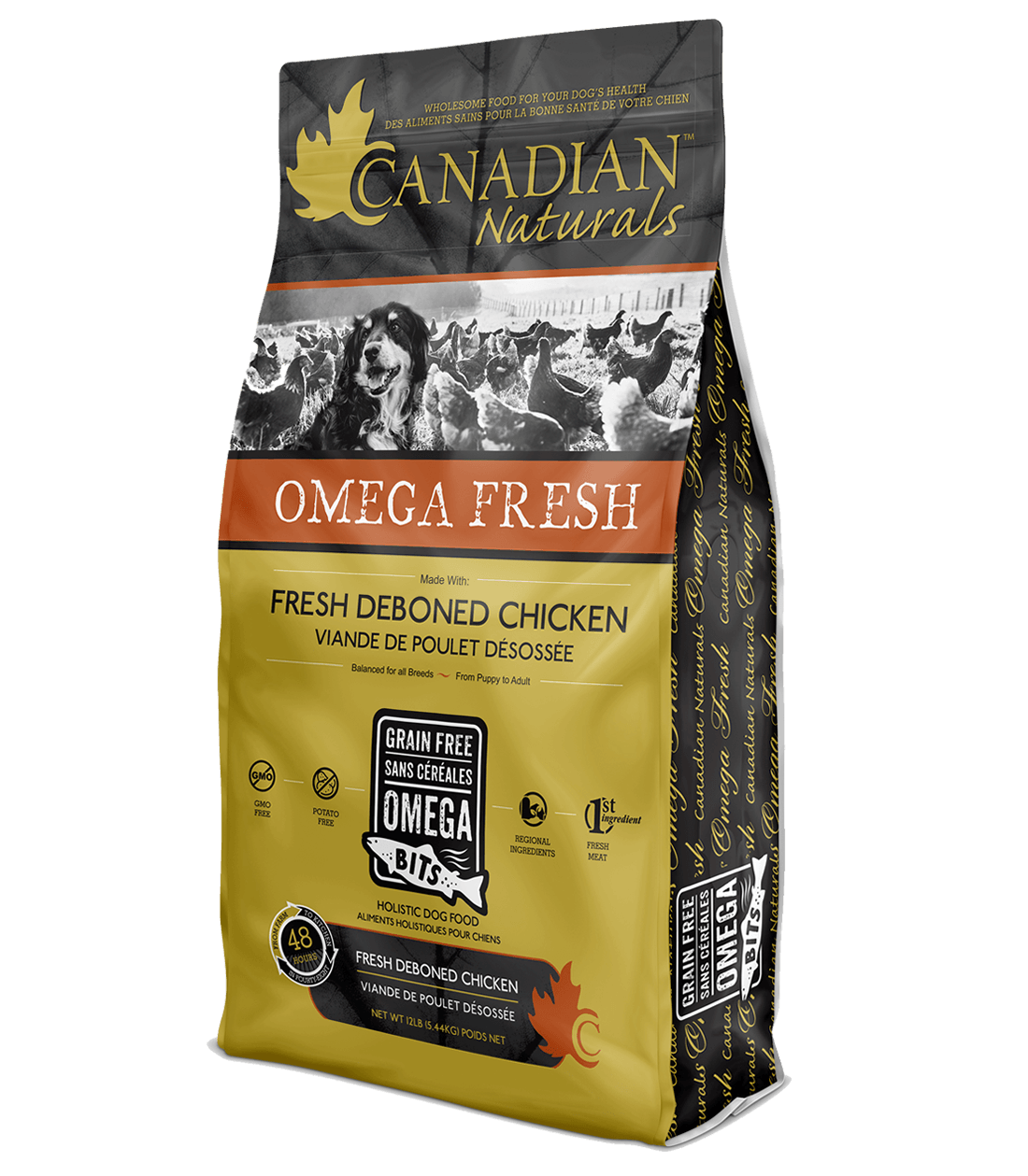 Canadian Naturals - Omega Fresh Deboned Chicken Recipe for Dogs