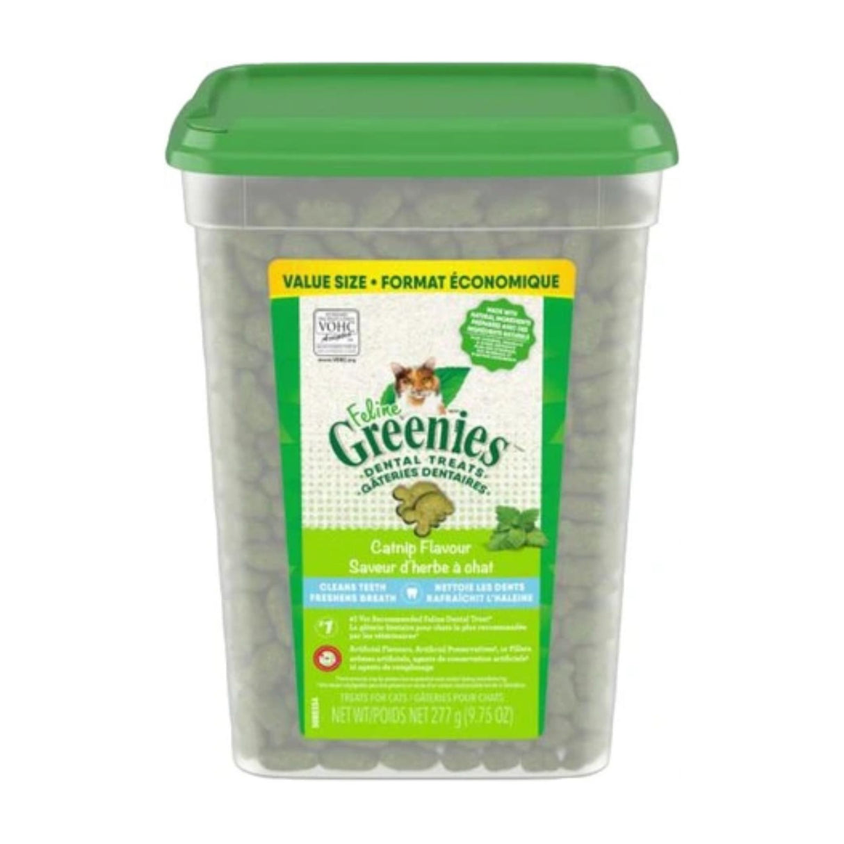 Greenie's Feline Dental Cat Treats | Catnip | 9.75oz