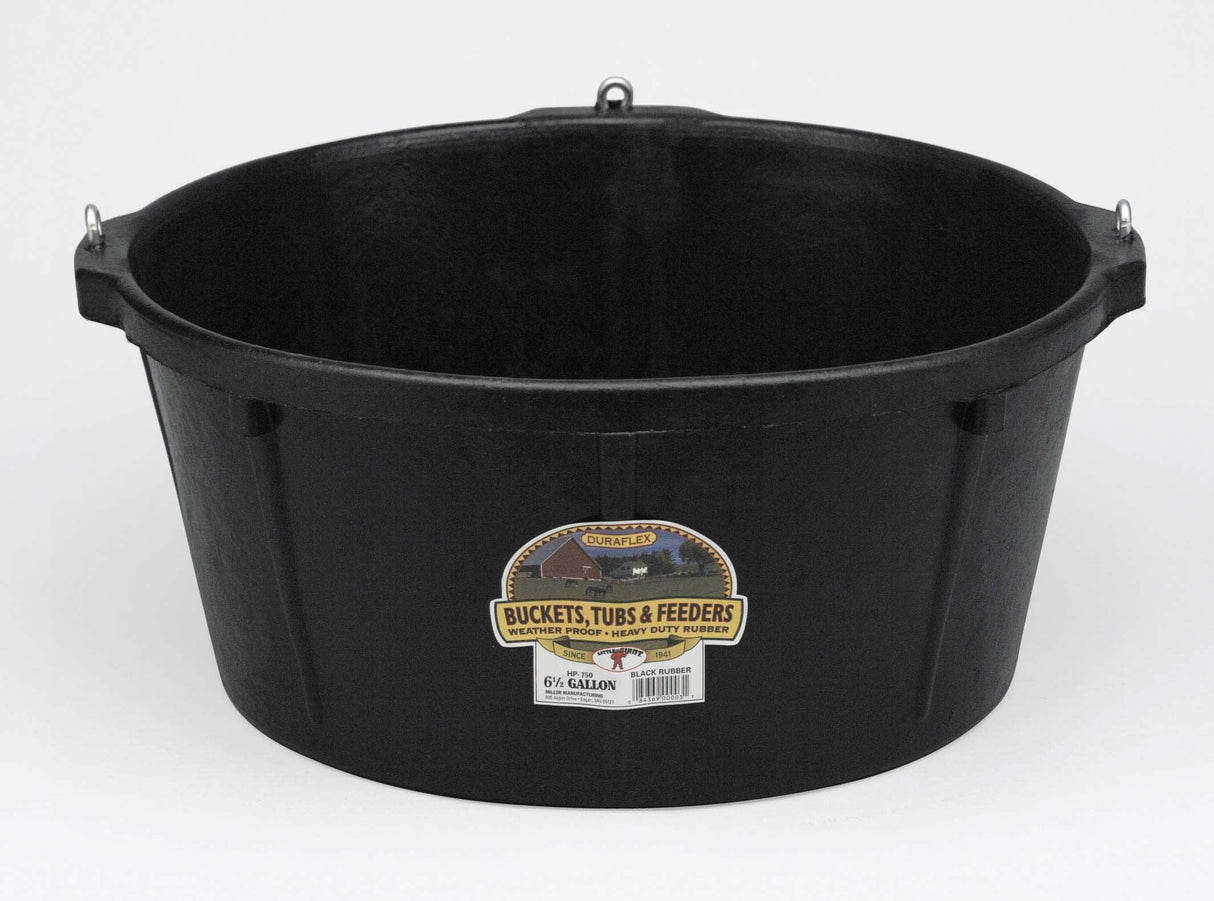 Rubber Tub W/Hooks 6.5Gal Hp750