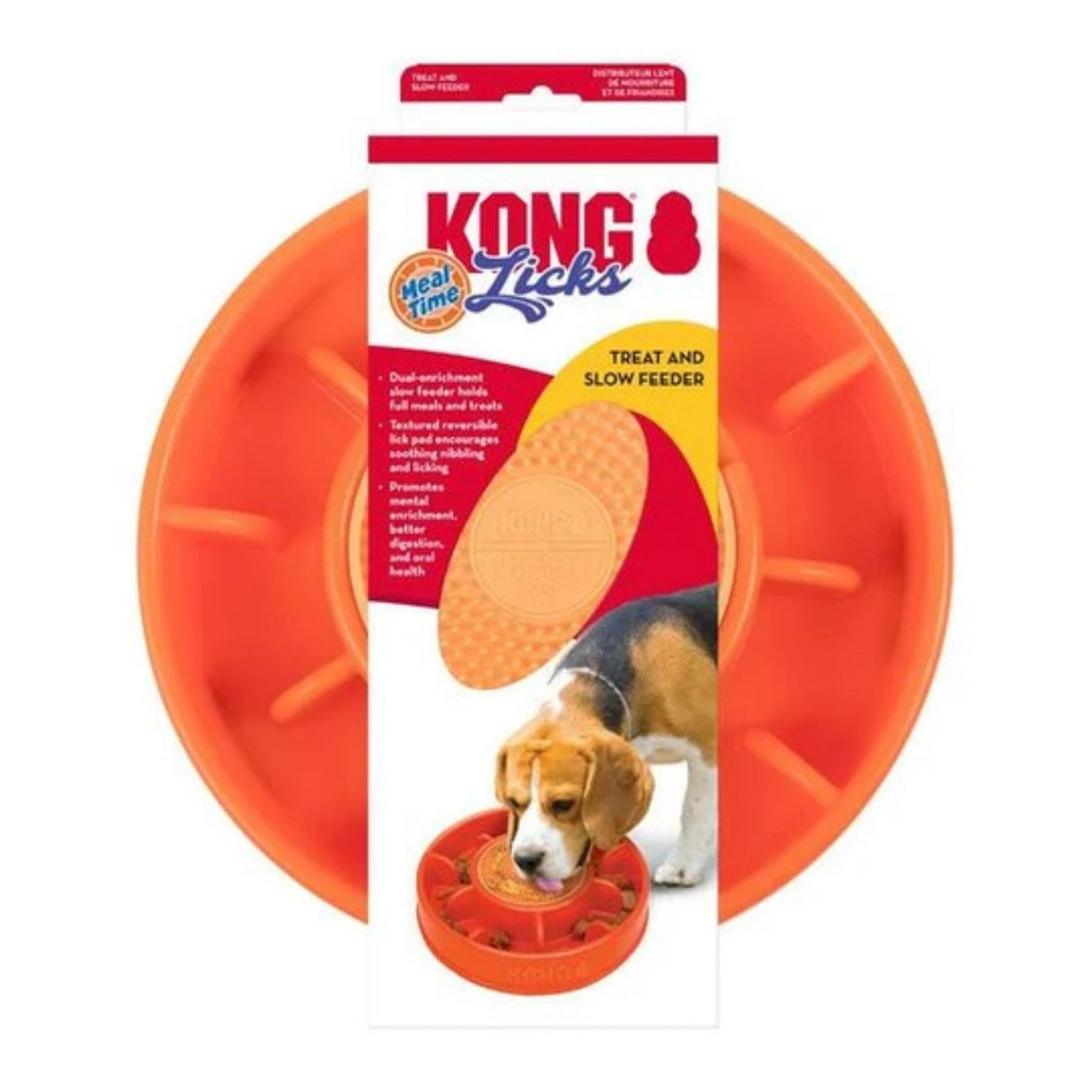 KONG Licks Mealtime Lick Mat for Dogs | Large
