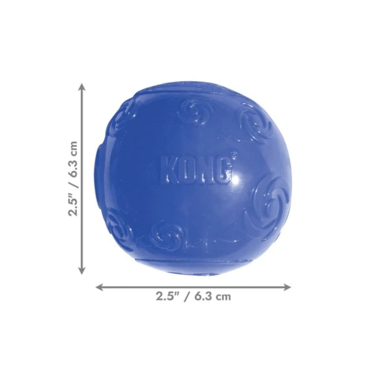 KONG Squeezz Ball Squeaky Dog Toy | Medium