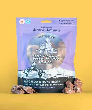 Dog Treats | Kangaroo & Bone Broth | Wild Vibes 68 Gr.