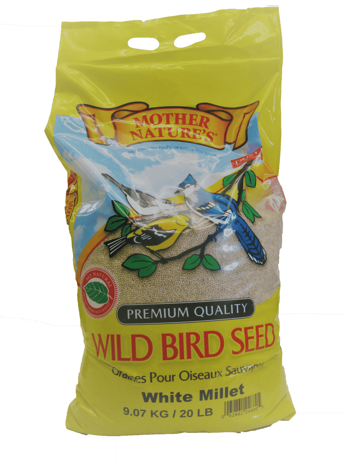 Mother Nature's White Millet Bird Seed - 9kg