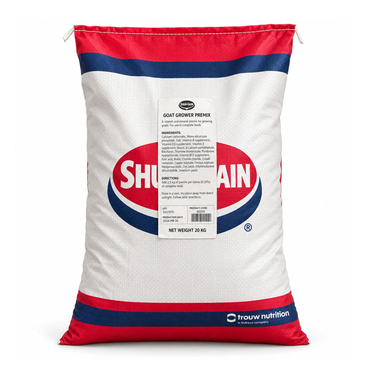 Shur-Gain Goat Grower Premix | 20kg