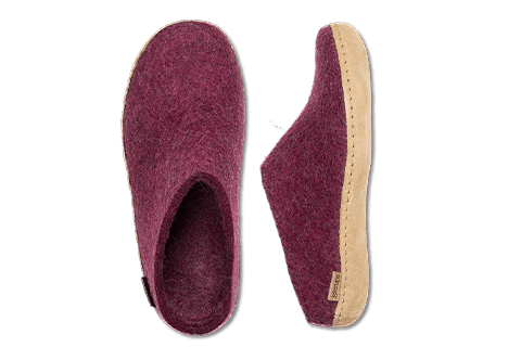 Glerups Slipper | Leather Sole