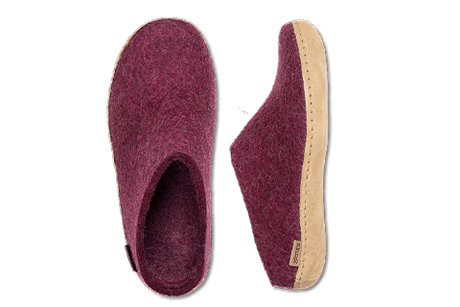 Glerups Slipper | Leather Sole