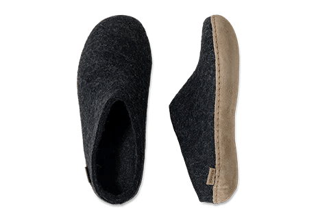 Glerups Slipper | Leather Sole