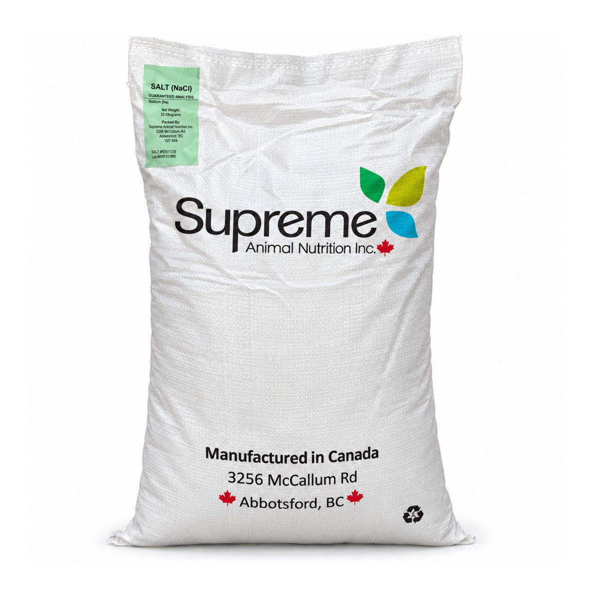 Supreme Animal Plain Fine Salt | 25kg