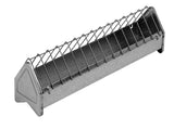 Little Giant Galvanized Poultry Feeder Trough with Grate 20"