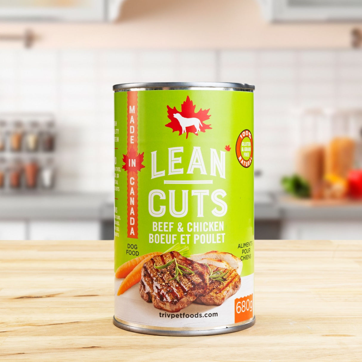 Tri-V Lean Cuts Beef & Chicken Canned Dog Food | 400g
