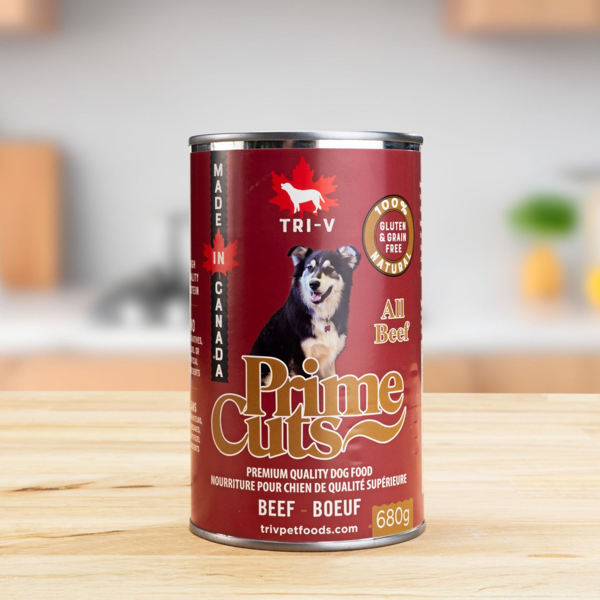 Tri-V Prime Cuts Beef Canned Dog Food | 680g