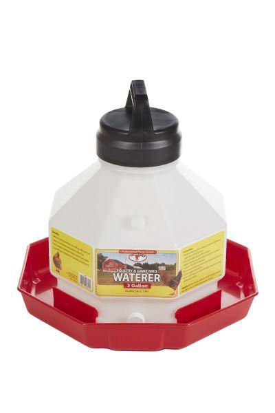 Little Giant 3 Gallon Plastic Poultry Waterer