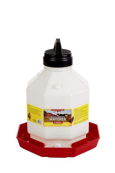 Little Giant Plastic Poultry Waterer 5 gallon