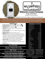 Wilson's Cool Formula | Grain-Free Soy-Free Horse Feed | 20 kg