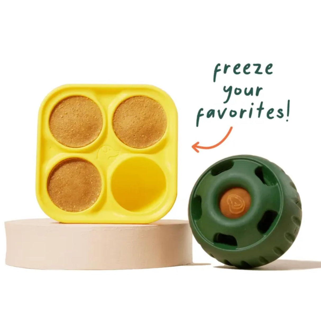 Woof Pet Pupsicle Treat Tray for Dogs | Large