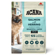 A front view of Acana Bountiful Catch 1.8kg Dry Cat Food on a white background