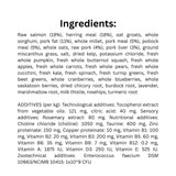 List of Ingredients of Acana Healthy Grains Puppy Sea & Farm Recipe Dry Dog Food