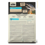 A back view of Acana Pacifica Recipe Dry Dog Food 2kg on a white background