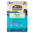 A front view of Acana Pacifica Recipe Dry Dog Food 2kg on a white background