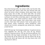 List of Ingredients of Acana Pacifica Recipe Dry Dog Food 2kg