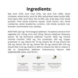 List of Ingredients of Acana Singles Limited Ingredients Duck with Pear Dry Dog Food with icons