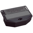 Close-up of Aegis Mouse Trap lid and bait chamber on a white background