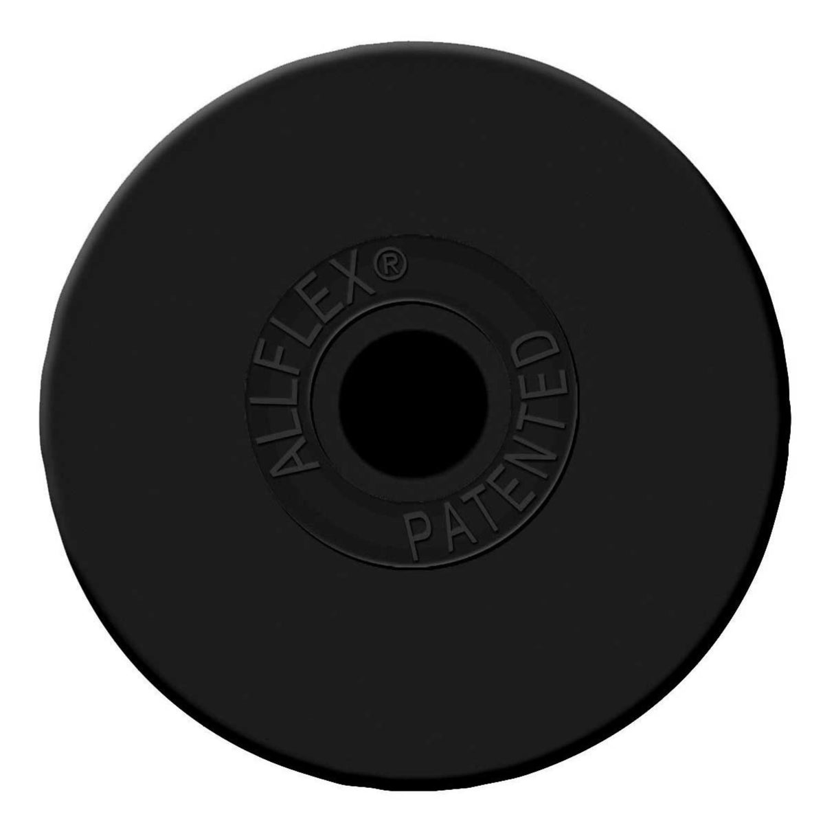 Front view of the Allflex Cattle Tag button on a white background showing