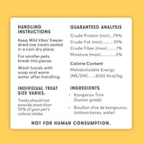 Dog Treats | Kangaroo & Bone Broth | Wild Vibes 68 Gr.