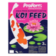 Front view of Aqua Pride Supreme Floating Koi Fish Food on a white background