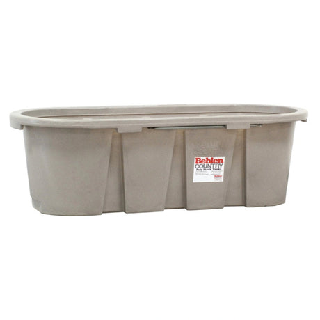 Front view of Behlen Country Stock Tank 150-gal in granite tan on a white background