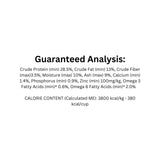 Guaranteed analysis of Boreal Functional Limited Ingredient Pork Dog Food