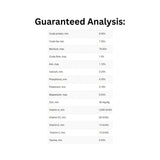 Guaranteed Analysis of Boreal Cobb Chicken Atlantic Salmon & Canadian Duck Cat Food