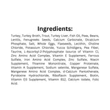 List of ingredients of Boreal Grain-Free Heritage Turkey & Trout Cat Food