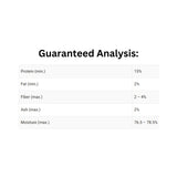 Guaranteed Analysis of Boreal Red Tuna in Gravy Cat Food