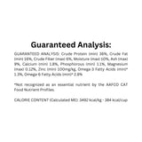 Guaranteed analysis of Boreal Grain Free Turkey & Trout Cat Food