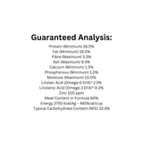 Guaranteed Analysis of Boreal Original Grain Free Lamb Dog Food