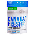Front view of Canada Fresh Lamb Dog Treats package displayed on a clean white background.