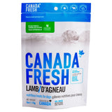 Front view of Canada Fresh Lamb Dog Treats package displayed on a clean white background.