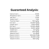 Guaranteed Analysis of Canadian Agri-Blend Goat Feed Agri-Blok 10:8