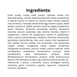 List of Ingredients of Canadian Naturals Turkey and Salmon Dog Food