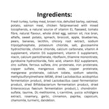 List of Ingredients of Canadian Naturals Turkey and Salmon Senior Dog Food