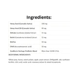 List of ingredients in Cannabiscuit Proactive+ dog treats
