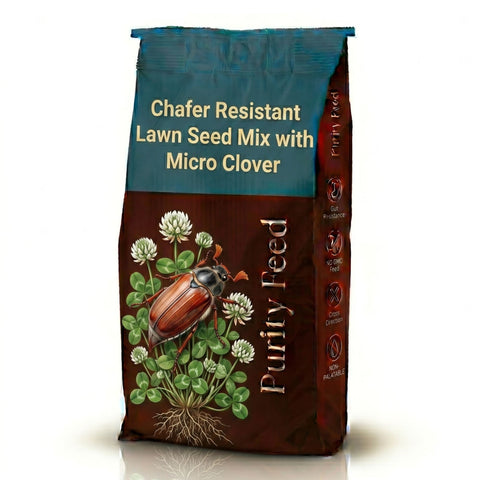 Chafer Resistant Lawn Seed Mix with Micro Clover