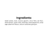 List of ingredients for Crumps' Naturals Fresh Bites Spearmint Dog Treats