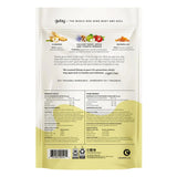 Back view of Crumps’ Naturals Gutsy Happy Bites dog treats on a white background