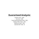 Nutritional analysis of Darford Peanut Buttery Soft Baked Dog Treats