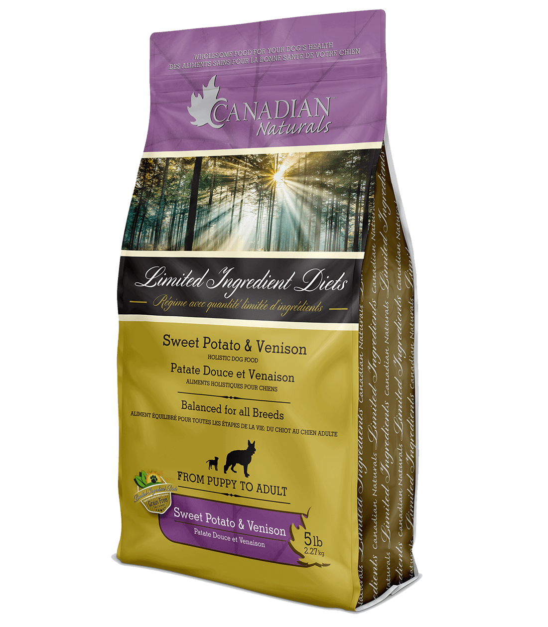 Canadian Naturals - Sweet Potato & Venison Recipe for Dogs